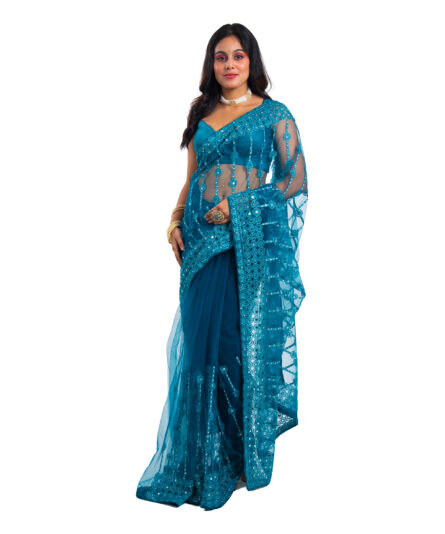Georgette Printed Saree - Image 3