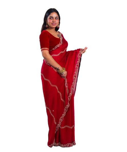 Traditional Banarasi Saree - Image 8