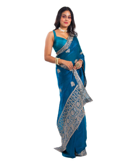 Designer Party Wear Saree - Image 7