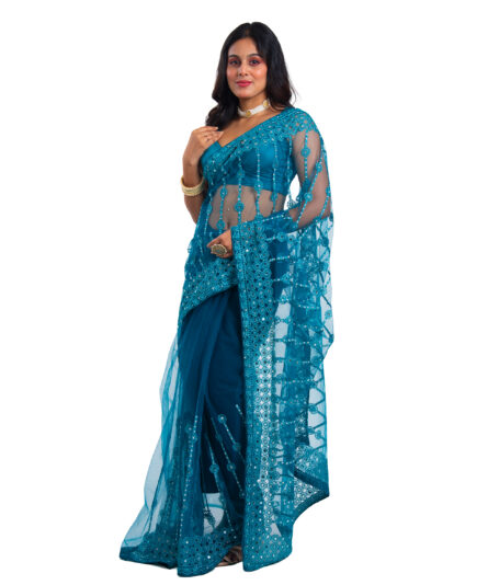 Georgette Printed Saree - Image 7